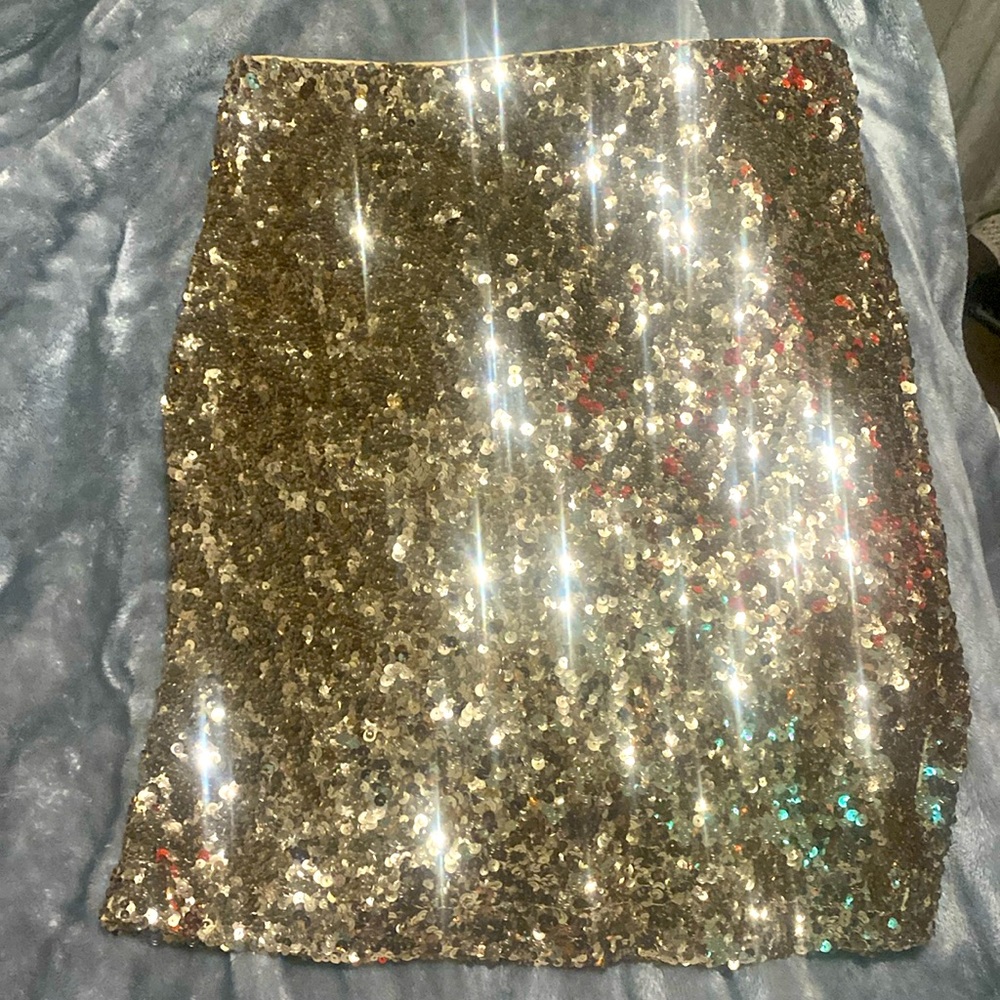 Antonio Melani Gold Skirt